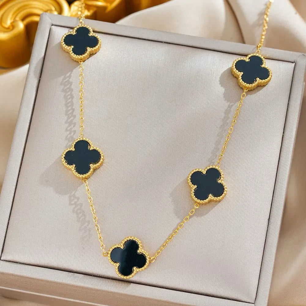 COLLAR TRÉBOL PREMIUM - COMPRA 3  Y LLÉVATE + 3 GRATIS SOLO HOY ☘️💎✨🎁🔥