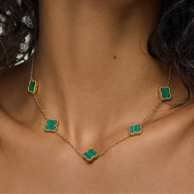 COLLAR TRÉBOL MÁGICO - COMPRA 3 Y LLÉVATE + 3 GRATIS SOLO HOY ☘️💎✨🎁🔥