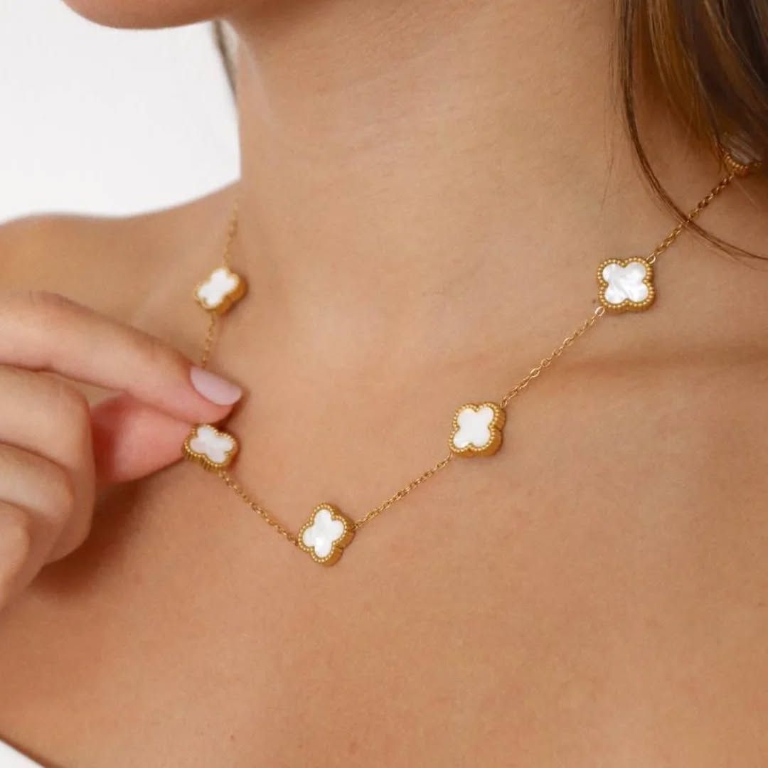 COLLAR TRÉBOL MÁGICO - COMPRA 3 Y LLÉVATE + 3 GRATIS SOLO HOY ☘️💎✨🎁🔥